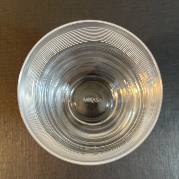 Mikasa Cheers Waves Stemless Wine Glass Etched 16oz Replacement - Picture 2 of 7